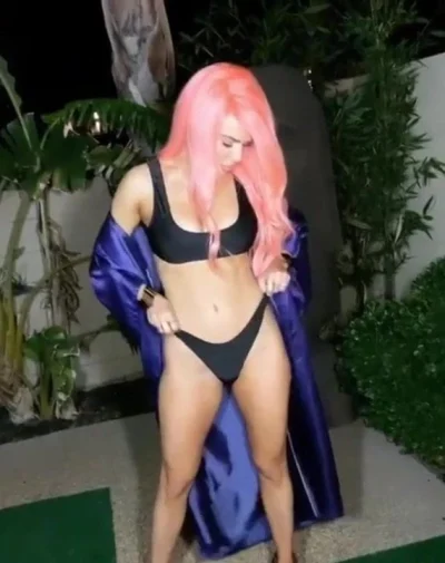 WWE – Lana aka CJ Perry in black bikini