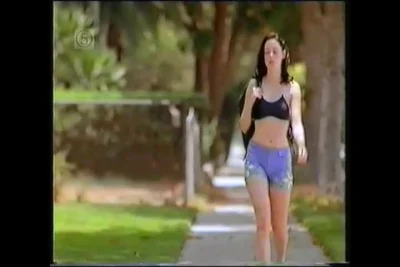 Rose McGowan Black Bra Top. Nice