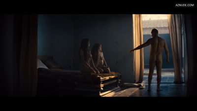Ivana Baquero and Jamaica Vaughan Butt, Breasts Scene in Spartacus: House Of Ashur